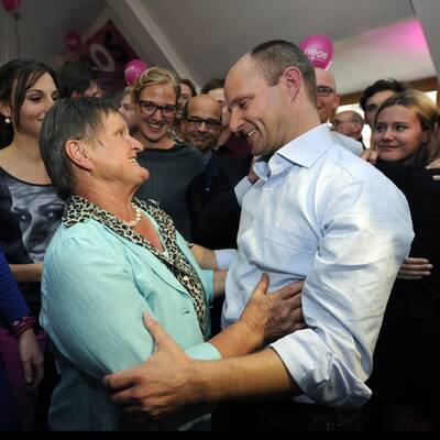 Stimmungsbilder aus den Parteizentralen 