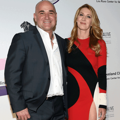 Steffi Graf und Andre Agassi bei der 