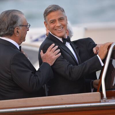 George Clooney & Cindy Crawford