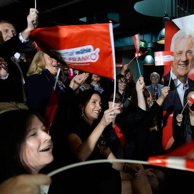 Stimmungsbilder aus den Parteizentralen 