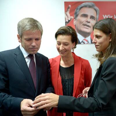 Stimmungsbilder aus den Parteizentralen 