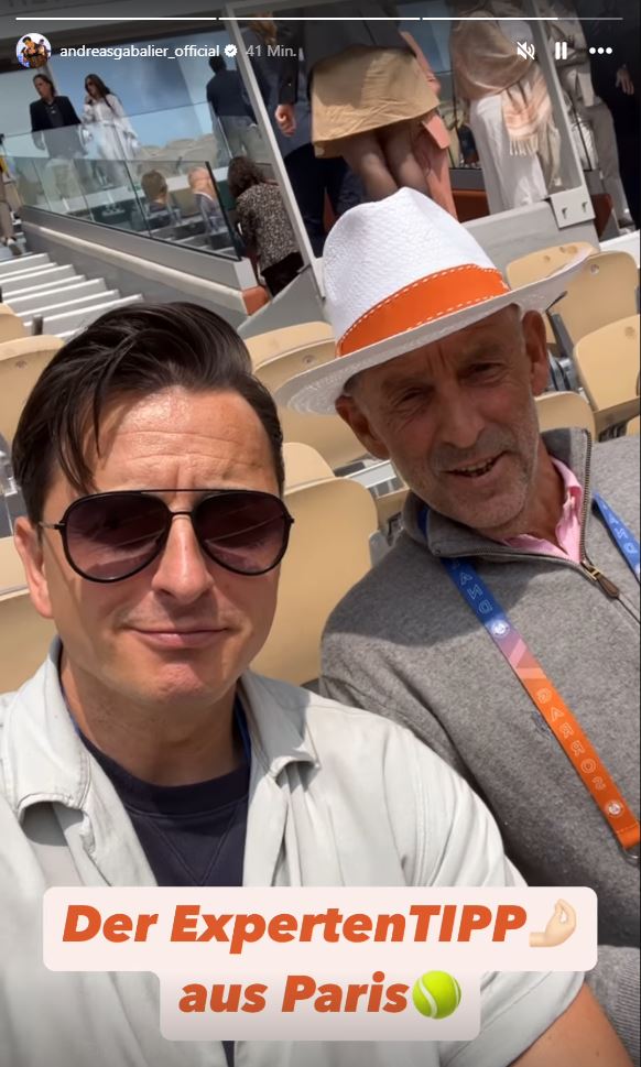 Andreas Gabalier und Thomas Muster