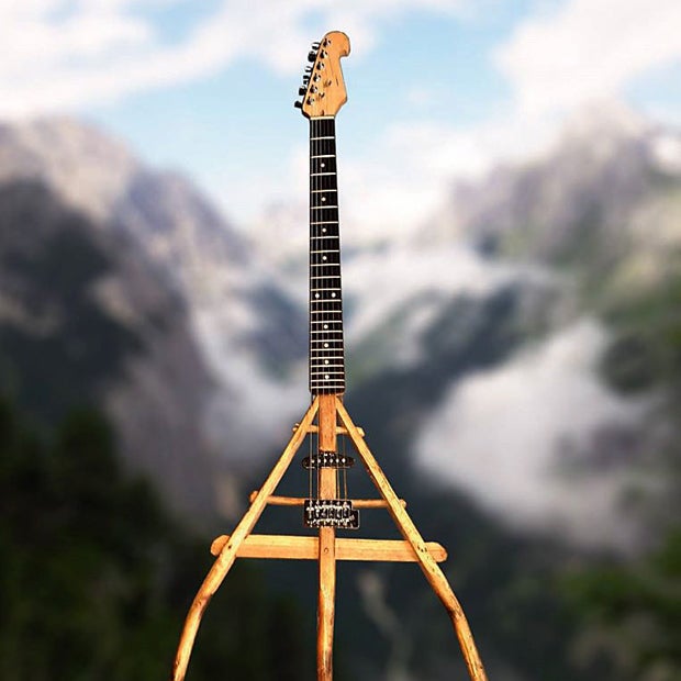 Heugabel-Gitarre für Gabalier