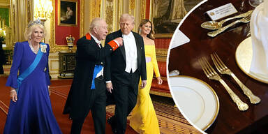 Windsor-Wirbel: Trump bekam verbogene Gold-Gabel