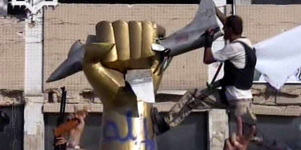 Gaddafi-Statue