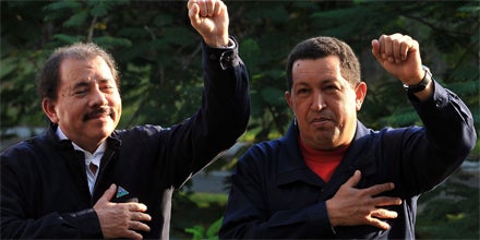 Hugo Chavez Daniel Ortega