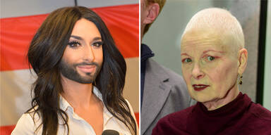 Conchita Wurst und Vivienne Westwood