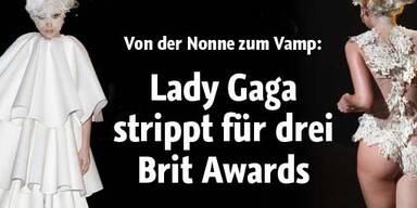 Lady Gaga räumte bei den Brit Awards ab