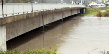 Gail f&uuml;hrt Hochwasser