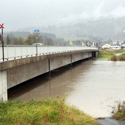 Gail führt Hochwasser