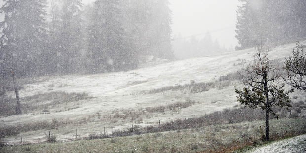 Schneechaos über Österreich