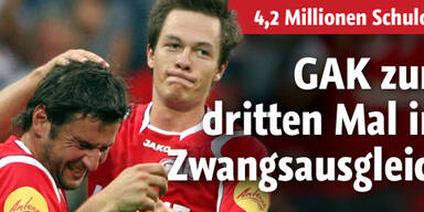 GAK zum dritten Mal im Zwangsausgleich