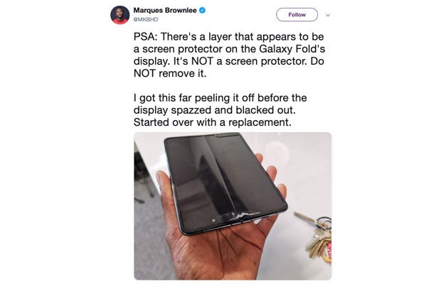 Galaxy Fold: Samsung droht Mega-Debakel