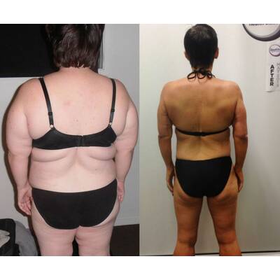 Von Kleidergröße 52 auf 38