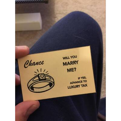 Monopoly-Heiratsantrag