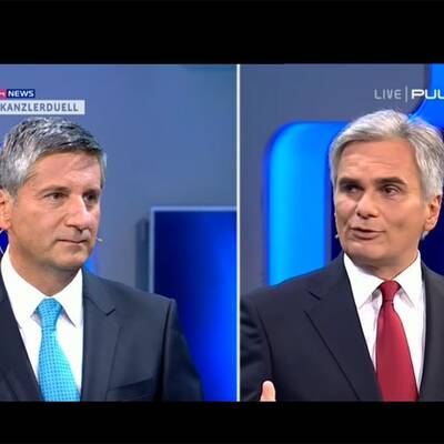  Das erste TV-Duell in Bildern