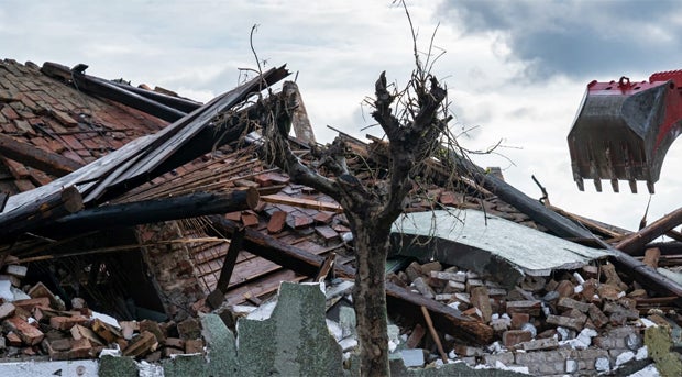 Garde half Tornado-Opfern