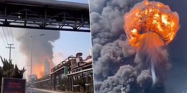 Schock-Video: Riesige Gas-Explosion fordert Todesopfer