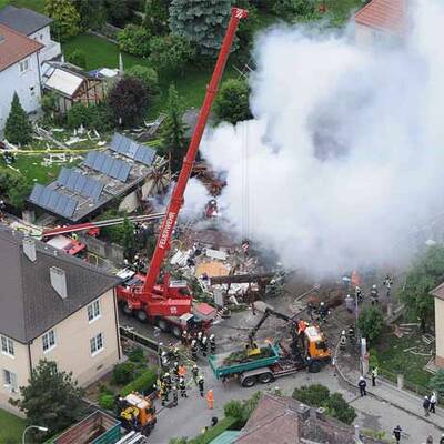 Wohnhaus in St. Pölten explodiert