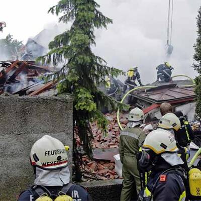 Wohnhaus in St. Pölten explodiert