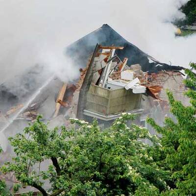 Wohnhaus in St. Pölten explodiert
