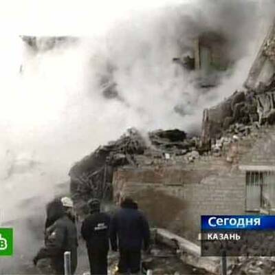 Gasexplosion in russischem Wohnhaus