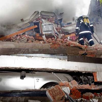 Wohnhaus in St. Pölten explodiert