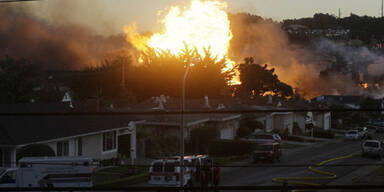 Feuerball &uuml;ber San Francisco