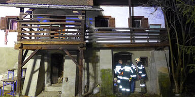 Kinder bei Gasflaschen- Explosion verletzt