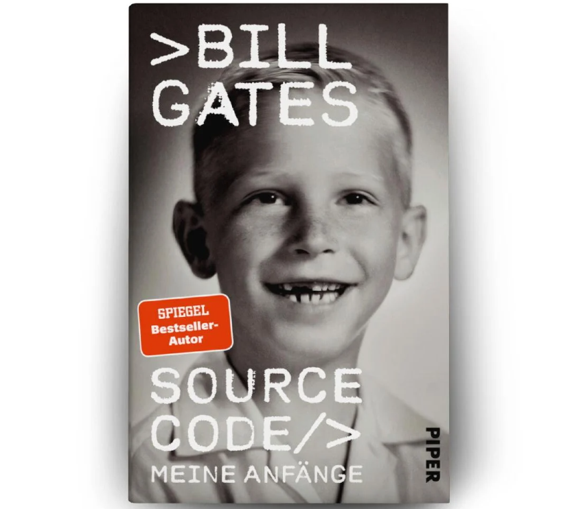 Die Memoiren von Bill Gates „Source Code: Meine Anfänge“ sind jetzt in deutscher Sprache erhältlich.