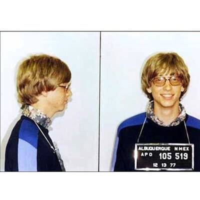 Polizeifotos von Stars