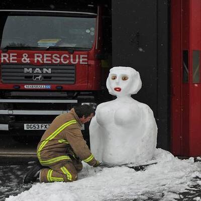 Schneechaos in Europa