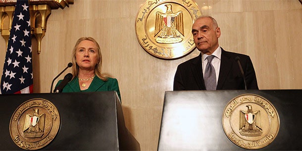 Hillary Clinton und Mohammed Kamel Amr