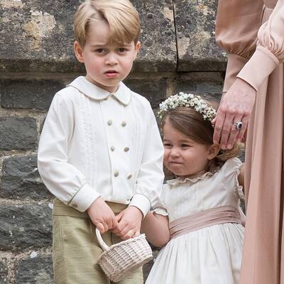 George und Charlotte als Blumenkinder
