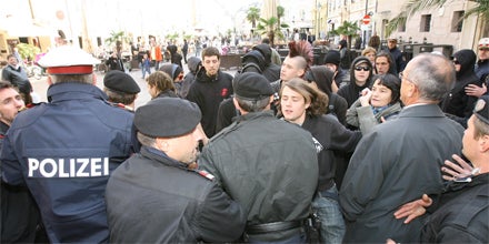 Randale bei Gedenkfeier in Kärnten