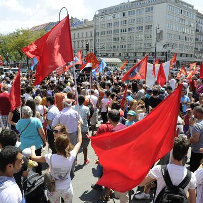 Pro- & Anti-Erdogan-Märsche in Wien
