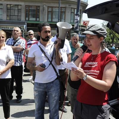 Pro- & Anti-Erdogan-Märsche in Wien