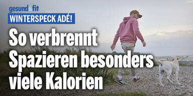 Winterspeck adé! So verbrennt Spazieren besonders viele Kalorien