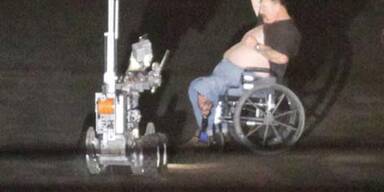 Rollstullfahrer nahm Geiseln