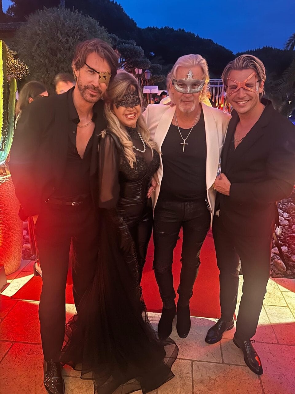 Michael Lameraner, Carmen Geiss, Johnny Logan und Adi Weiss