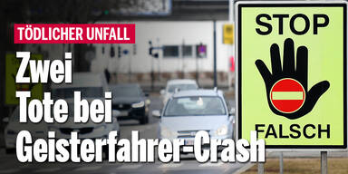 Zwei Tote bei Geisterfahrer-Crash
