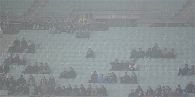 Geisterspiel im Happel-Stadion