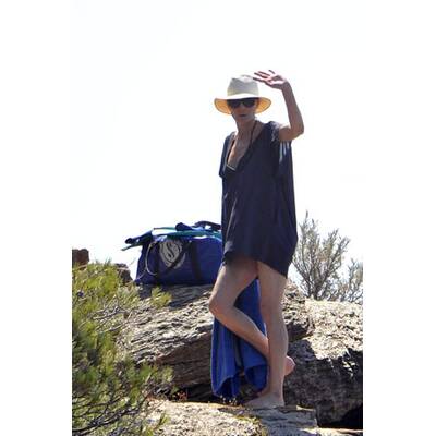 Hier planscht Präsident Sarkozy