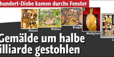 Kunst für 500 Mio. aus Museum gestohlen