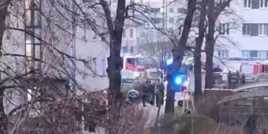 Explosion in Gemeindebau