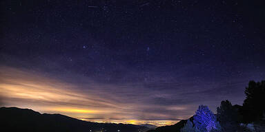 Sternschnuppenregen über Österreich