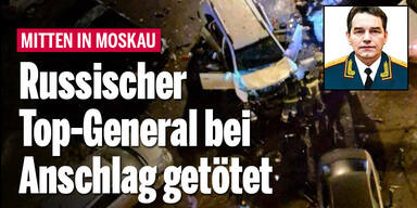 Russischer Top-General bei Autobombenanschlag getötet