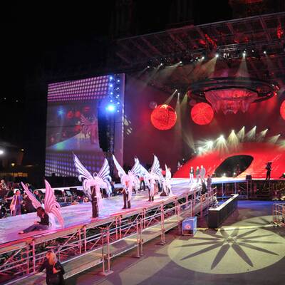 Generalprobe Life Ball