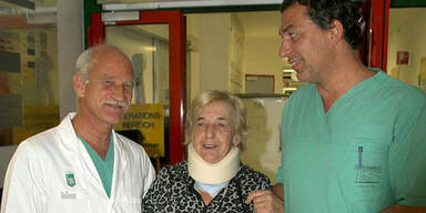 Frau kann nach Genickbruch wieder gehen