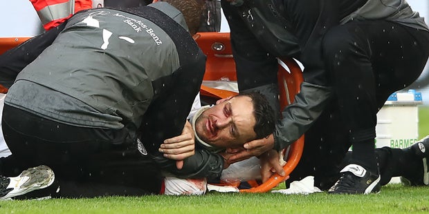 Horror-Foul in der Deutschen Bundesliga